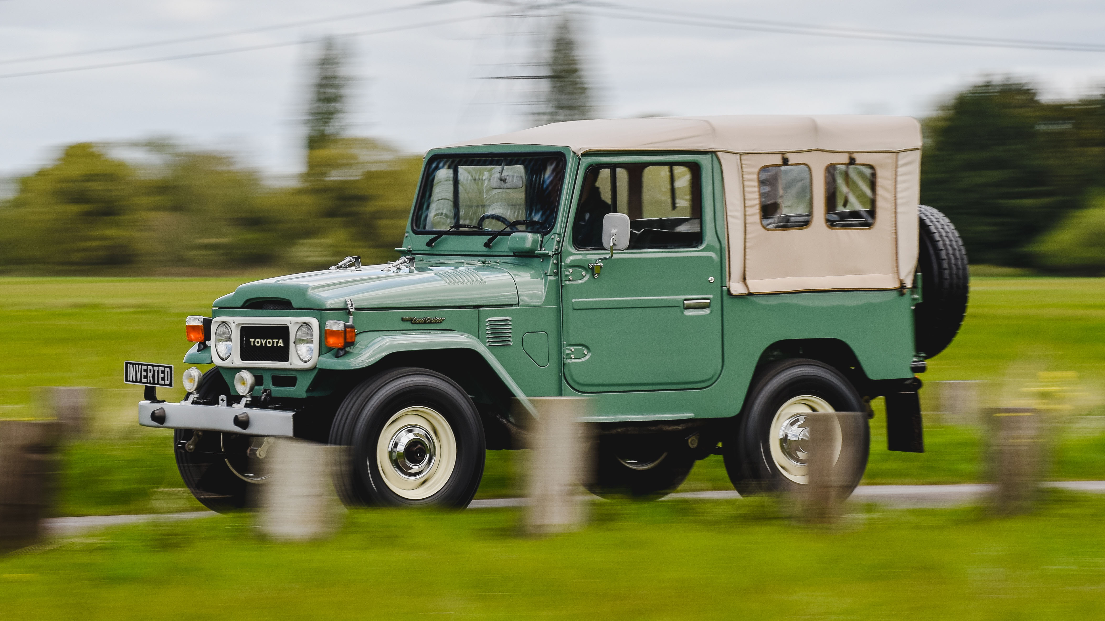 Inverted has electrified an old Toyota Land Cruiser | Top Gear